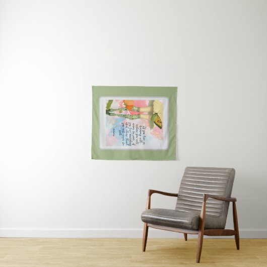 Seneca citeert grillige moderne collage wandkleed (In Situ (horizontaal))