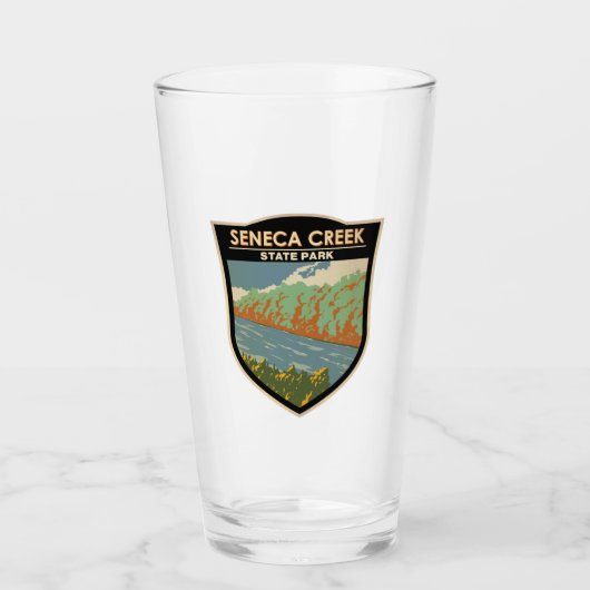 Seneca Creek State Park Maryland Badge Glas (Voorkant)