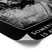 Seneca "daad van moed" stoïcisme citaat poster (Hoek)