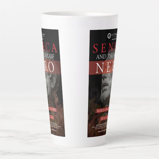 Seneca en de Soul van Nero - Latte Mok (Voorkant)