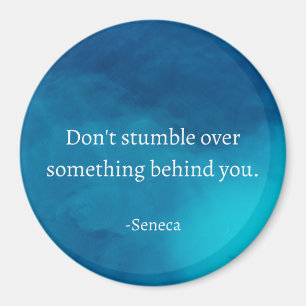 Seneca: Focus vooruit, niet op het verleden struik Magneet