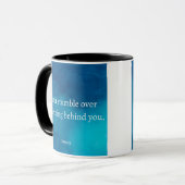 Seneca: Focus vooruit, niet op het verleden struik Mok (Voorkant links)