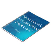 Seneca: Focus vooruit, niet op het verleden struik Notitieboek (Linkerzijde)