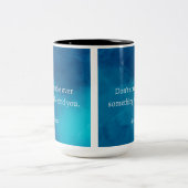 Seneca: Focus vooruit, niet op het verleden struik Tweekleurige Koffiemok (Center)