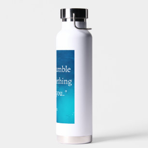 Seneca: Focus vooruit, niet op het verleden struik Waterfles