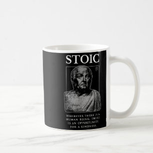 Seneca "gelegenheid voor een vriendelijkheid" stoï koffiemok