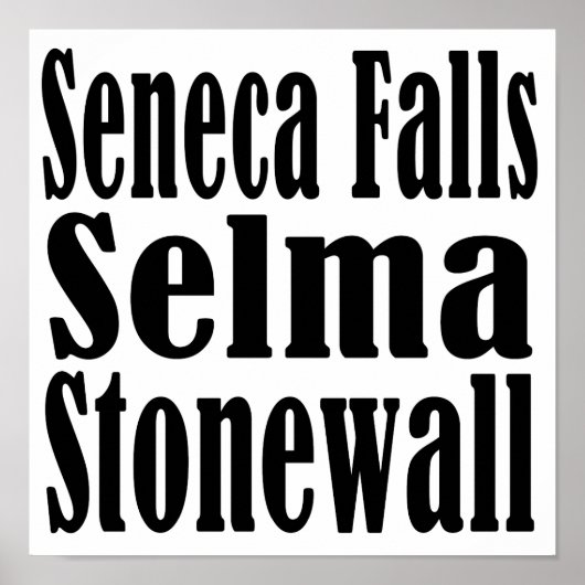 Seneca Herfsten Selma Stonewall Poster (Voorkant)