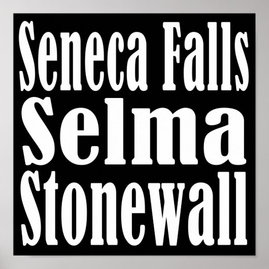 Seneca Herfsten Selma Stonewall Poster (Voorkant)