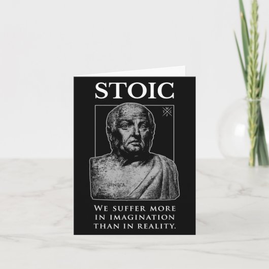 Seneca in de verbeelding, stoïcisme kaart (Voorkant)