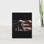 Seneca Indian Chief Sticker Kaart (Voorkant)