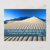 Seneca Inspirerend quote "Dare" Briefkaart (Voorkant)