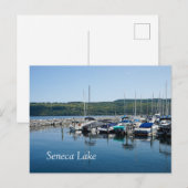 Seneca Lake in New York Briefkaart (Voorkant / Achterkant)