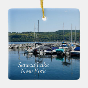 Seneca Lake in New York Keramisch Ornament