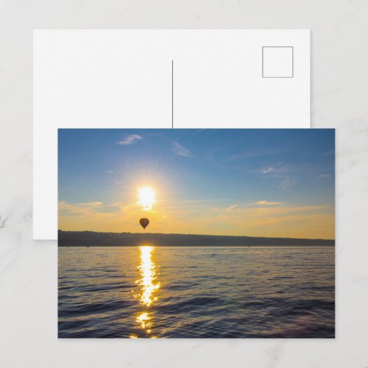 Seneca Lake, New York Briefkaart (Voorkant / Achterkant)