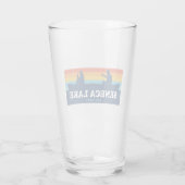 Seneca Lake New York Canoe Glas (Achterkant)