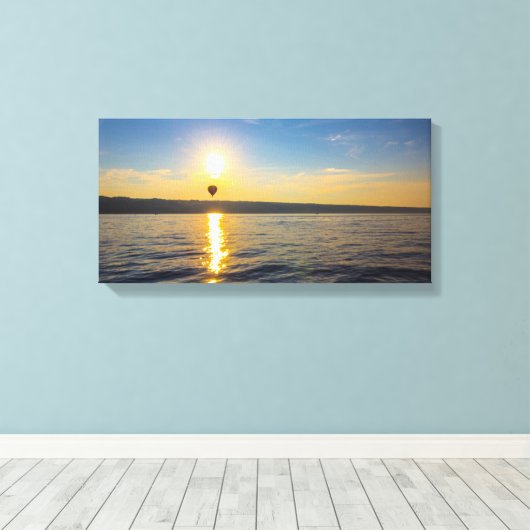 Seneca Lake, New York Canvas Afdruk (Insitu (Houten vloer))