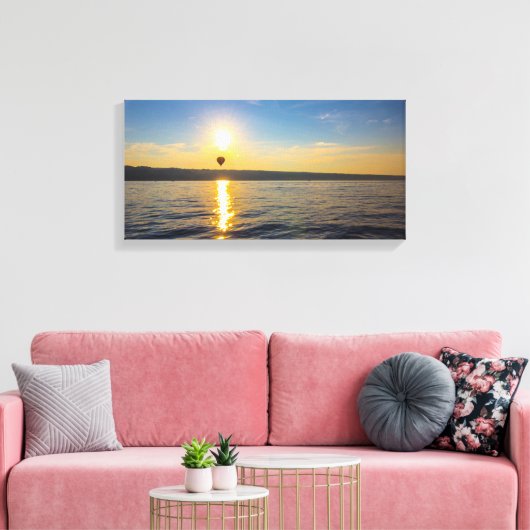Seneca Lake, New York Canvas Afdruk (Insitu (Woonkamer))