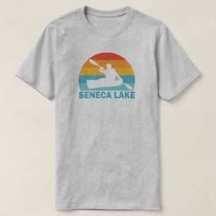 Seneca Lake New York Kajak T-shirt