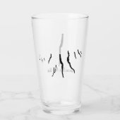 Seneca Lake, NY Beverage Glass Glas (Achterkant)
