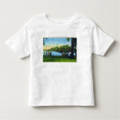 Seneca Lake Park Scene Kinder Shirts (Voorkant)