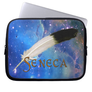 SENECA Nation & Feather Space-laptophoes Laptop Sleeve
