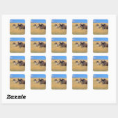 Seneca, Oregon, Verenigde Staten Vierkante Sticker (Vel)