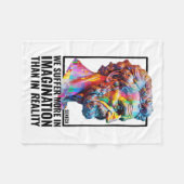 Seneca Overthinking Quote Stoïcisme Moderne Stoïci Fleece Deken (Voorkant (Horizontaal))