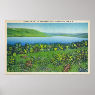 Seneca Point-Uitzicht van het meer Poster