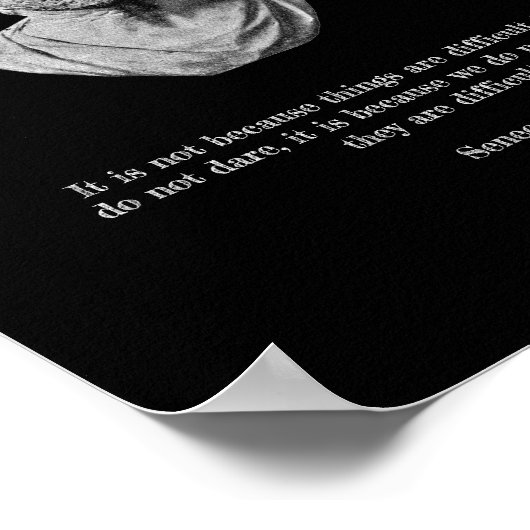 Seneca Poster - Stoic Philosophy  (Hoek)