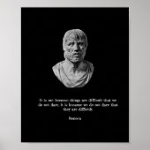 Seneca Poster - Stoic Philosophy  (Voorkant)