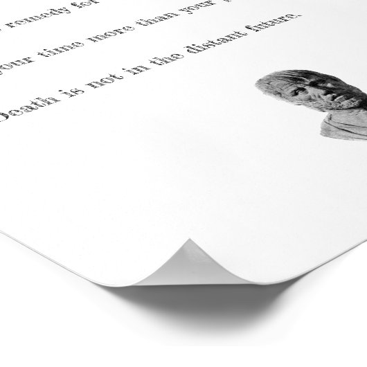 Seneca Poster - Stoic Philosophy Lessons (Hoek)