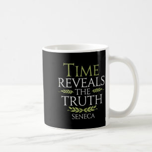 Seneca Quote Time onthult waarheid stoïcijnse filo Koffiemok
