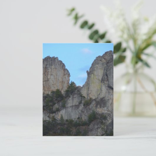 Seneca Rocks Briefkaart (Staand voorkant)