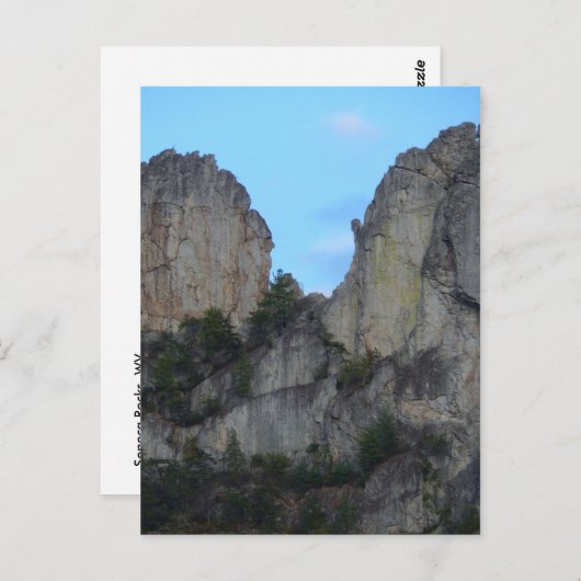 Seneca Rocks Briefkaart (Voorkant / Achterkant)