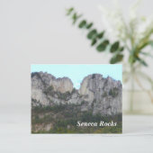 Seneca Rocks Briefkaart (Staand voorkant)