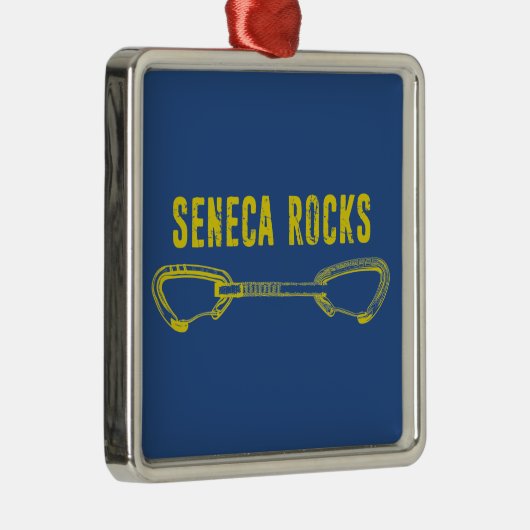 Seneca Rocks Climate Metalen Ornament (Rechts)