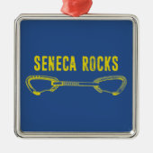 Seneca Rocks Climate Metalen Ornament (Voorkant)