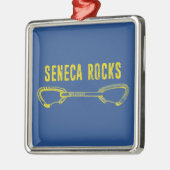 Seneca Rocks Climate Metalen Ornament (Links)