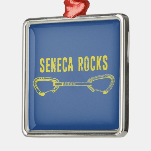 Seneca Rocks Climate Metalen Ornament (Links)