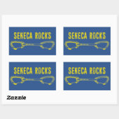 Seneca Rocks Climate Rechthoekige Sticker (Vel)