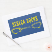 Seneca Rocks Climate Rechthoekige Sticker (Envelop)