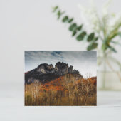 Seneca Rocks in Herfsten, West Virginia Briefkaart (Staand voorkant)