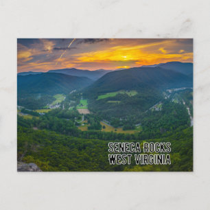 Seneca Rocks West Virginia Briefkaart