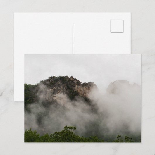 Seneca Rocks, West Virginia Briefkaart (Voorkant / Achterkant)