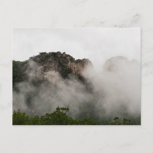 Seneca Rocks, West Virginia Briefkaart (Voorkant)