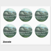 Seneca Rocks West Virginia Mountains Stickers (Vel)