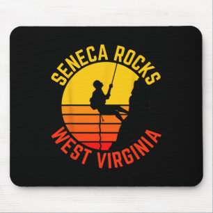 Seneca Rocks West Virginia Rotsklimmen Retro Cli Muismat
