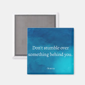 Seneca Stoic Quote Magnet (Voorkant / Achterkant)
