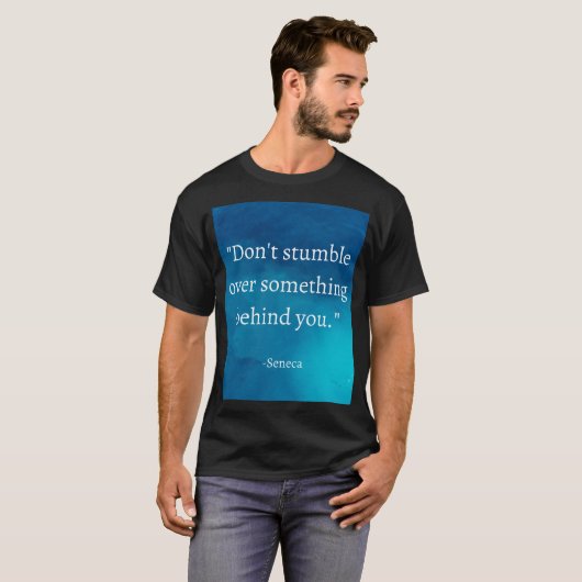 Seneca Stoic Quote Shirt (Voorkant volledig)