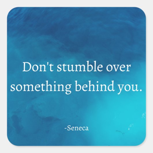 Seneca Stoïcijnse Quote Stickers (Voorkant)